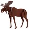 Little & Wood: Woodlet: Medium - Moose - Brown, 3D Wooden Kit-Set, Animal Puzzle, Easy Assembly, Pop Build Fun, 100% Sustainably Sourced Wood, Ages 6+